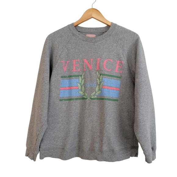 Show Me Your Mumu Venice 1986 Graphic Pullover Crew Sweatshirt Size Small - Picture 4 of 8
